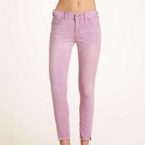 3/$30 bundle 🎉 Free People Lilac Skinny Jeans size 26